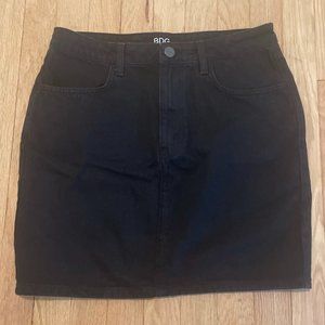 Black Denim BDG Skirt